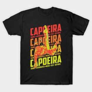 Brazilian Capoeira Dance Self-Defence Sports T-Shirt